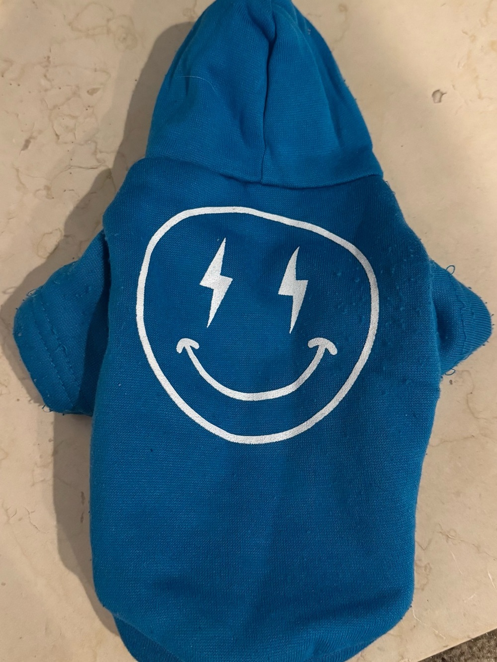 Heart to Tail Pet hoodie, blue, xs